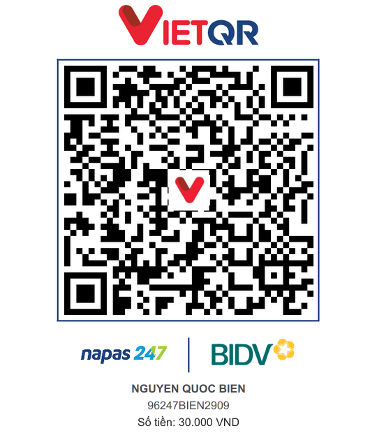 QR Thanh toán BIDV