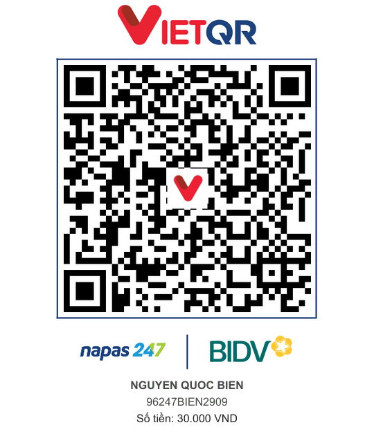 QR Thanh toán BIDV