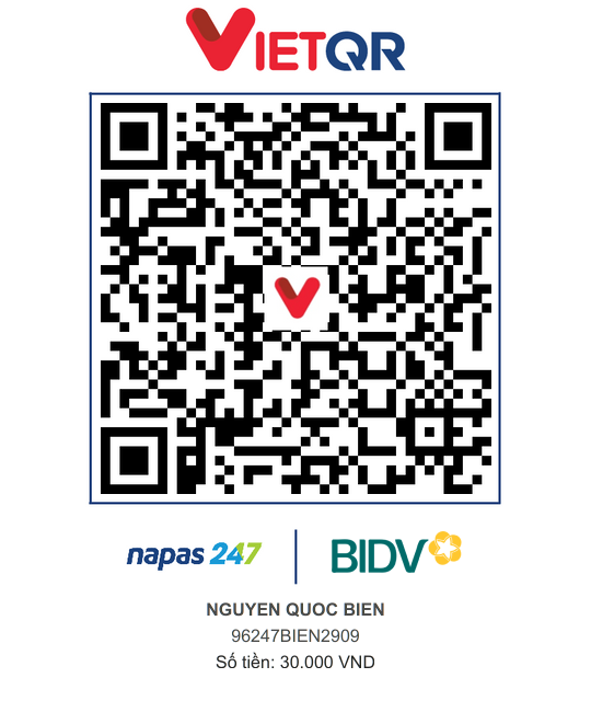 QR Thanh toán BIDV