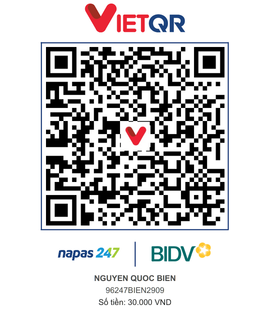 QR Thanh toán BIDV