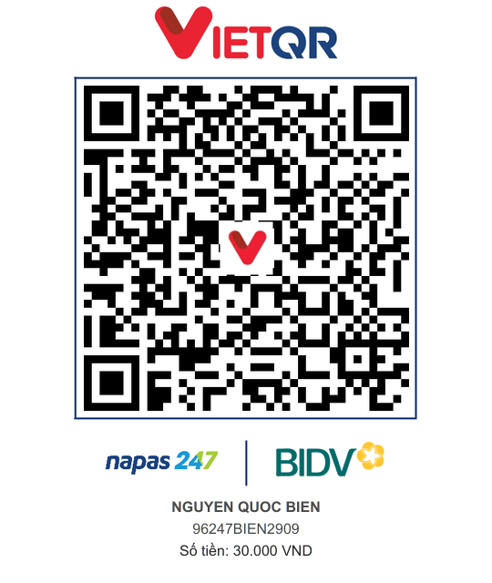QR Thanh toán BIDV