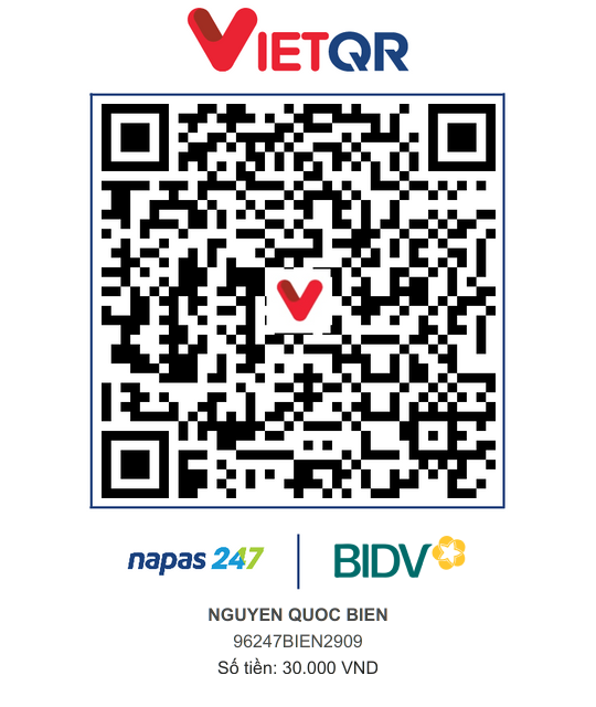 QR Thanh toán BIDV
