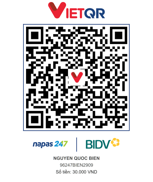 QR Thanh toán BIDV