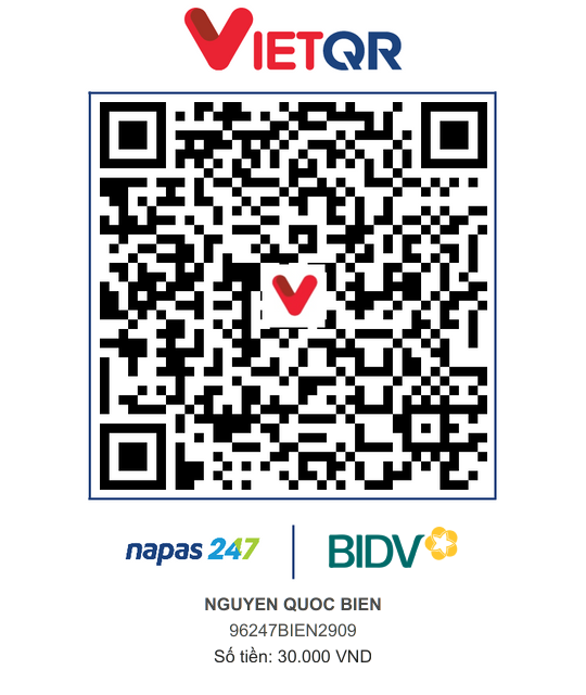 QR Thanh toán BIDV