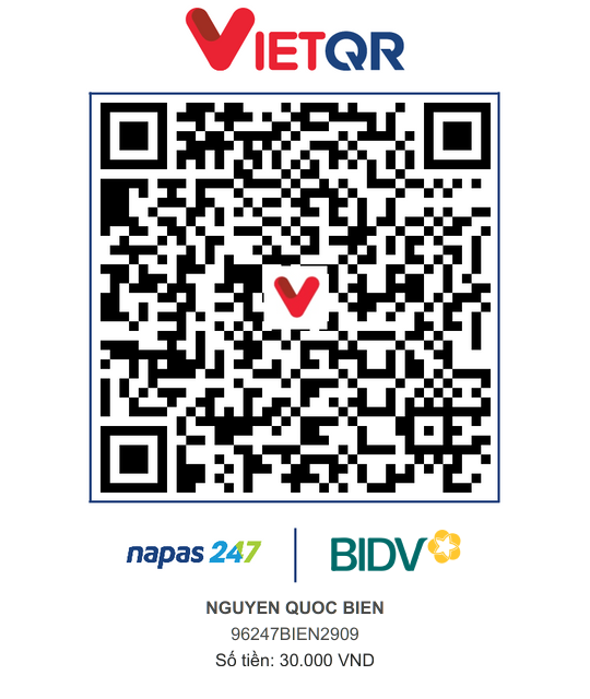 QR Thanh toán BIDV
