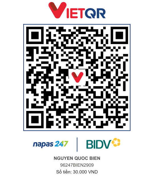 QR Thanh toán BIDV