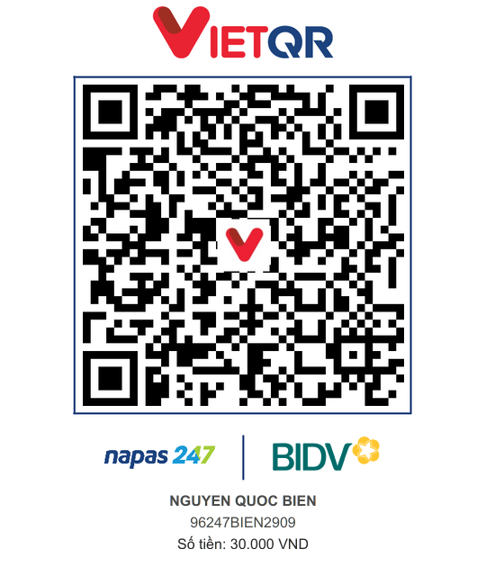 QR Thanh toán BIDV
