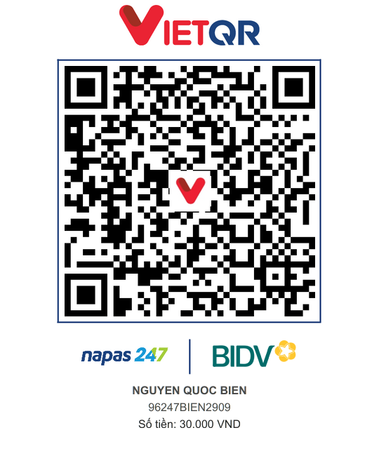 QR Thanh toán BIDV