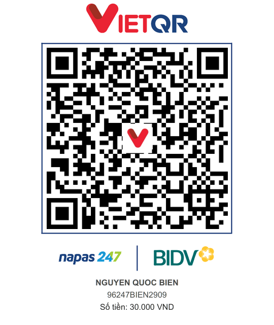 QR Thanh toán BIDV