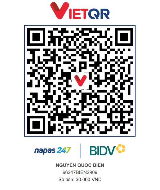 QR Thanh toán BIDV