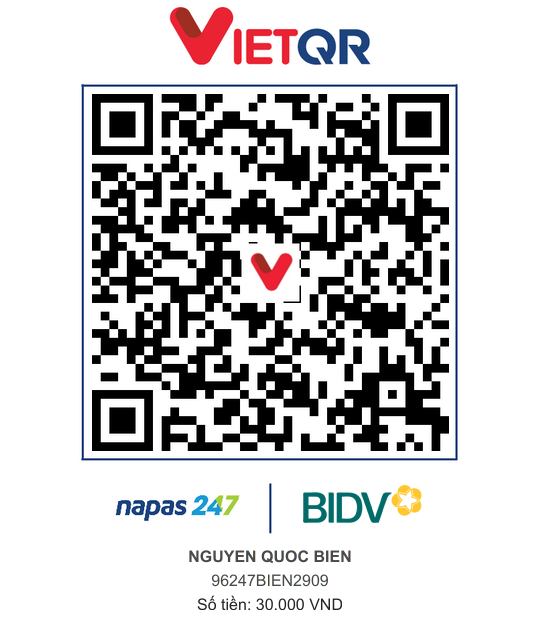 QR Thanh toán BIDV