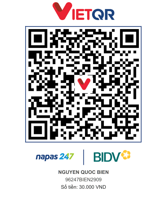 QR Thanh toán BIDV