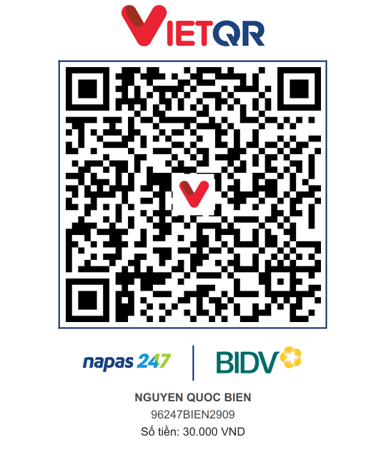 QR Thanh toán BIDV
