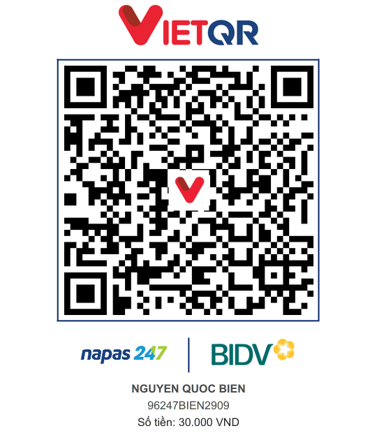QR Thanh toán BIDV