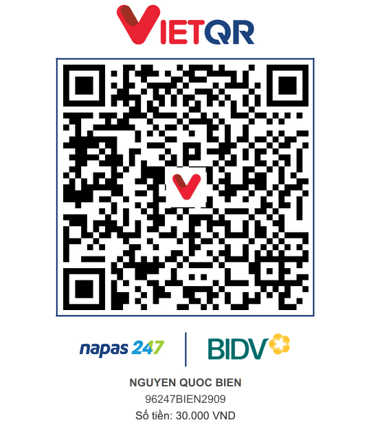 QR Thanh toán BIDV