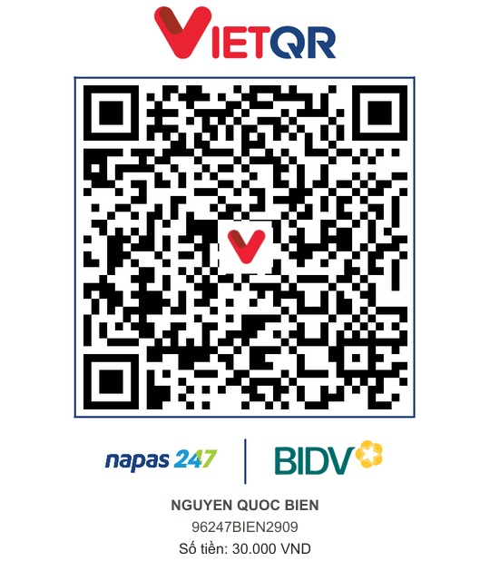 QR Thanh toán BIDV