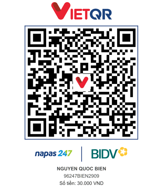 QR Thanh toán BIDV