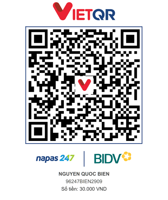 QR Thanh toán BIDV