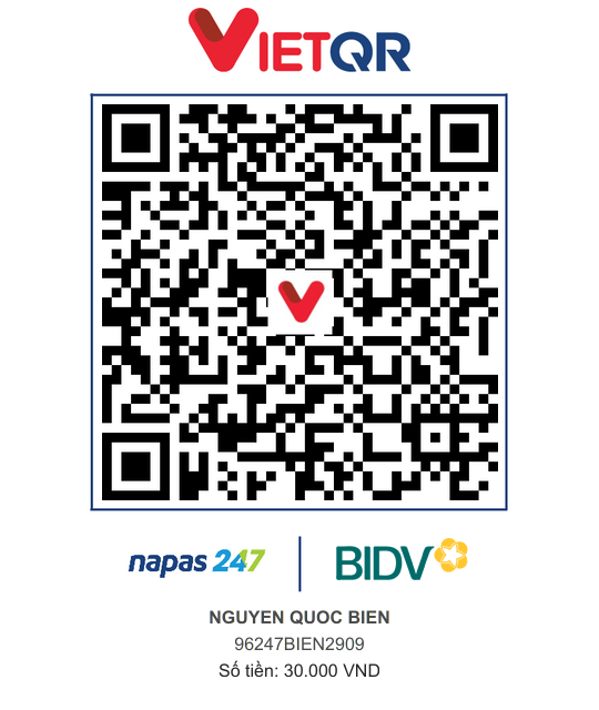 QR Thanh toán BIDV