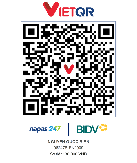 QR Thanh toán BIDV