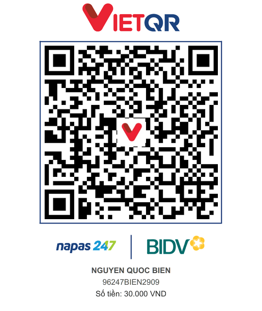 QR Thanh toán BIDV