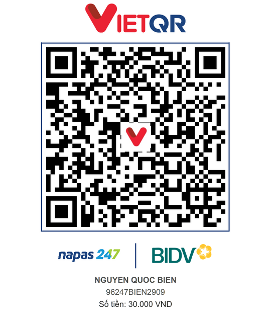 QR Thanh toán BIDV