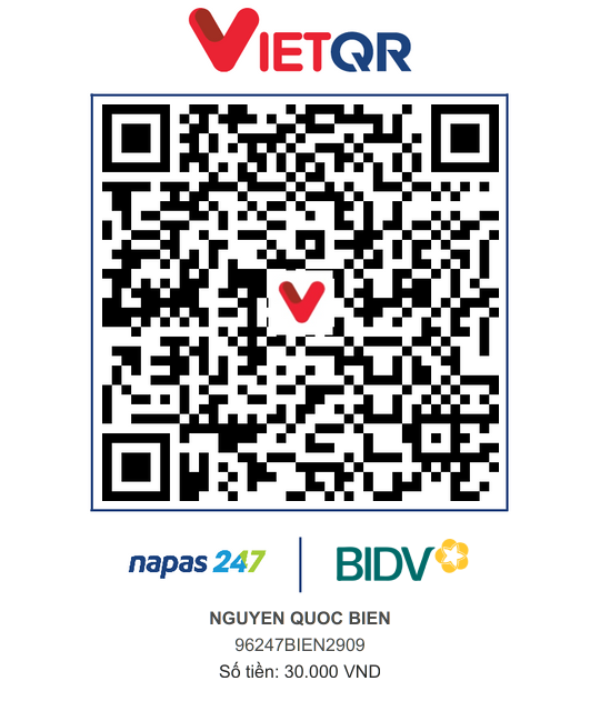 QR Thanh toán BIDV