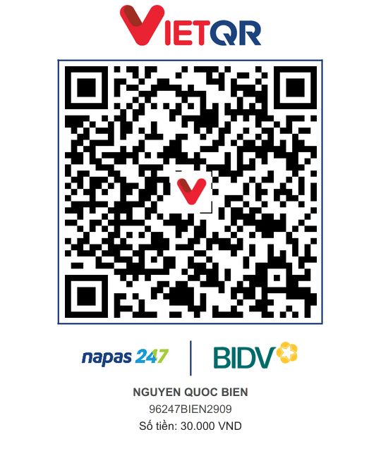 QR Thanh toán BIDV