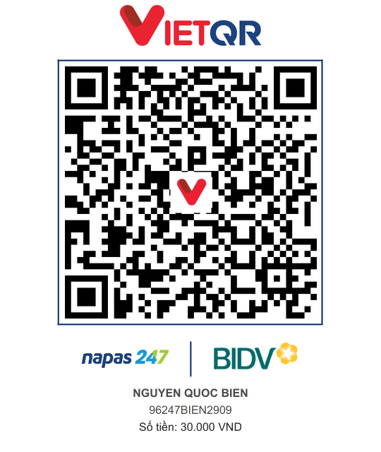 QR Thanh toán BIDV