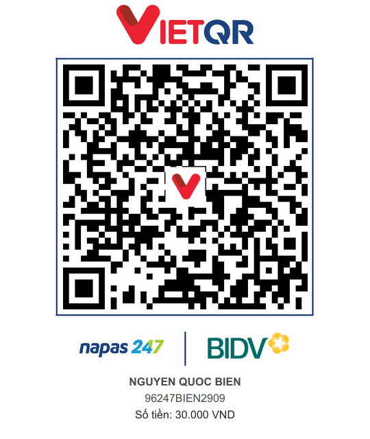QR Thanh toán BIDV