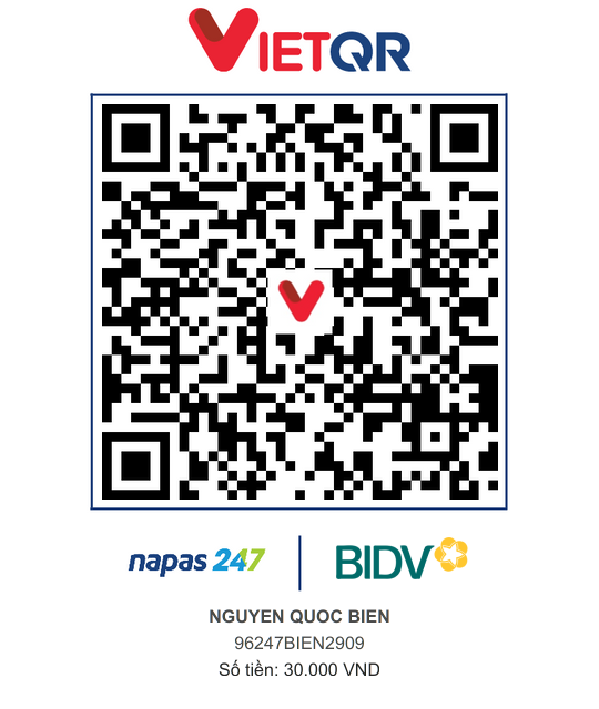QR Thanh toán BIDV
