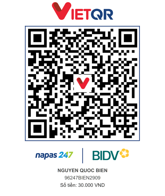 QR Thanh toán BIDV