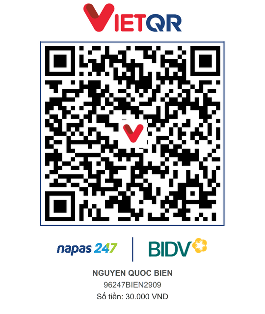 QR Thanh toán BIDV