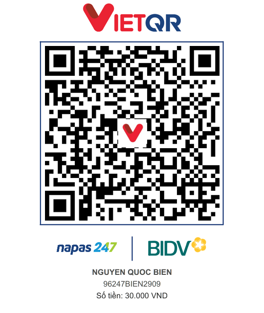 QR Thanh toán BIDV