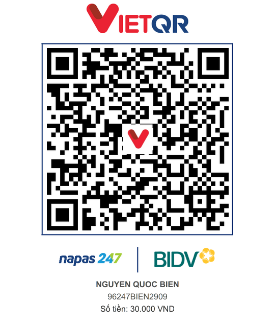 QR Thanh toán BIDV