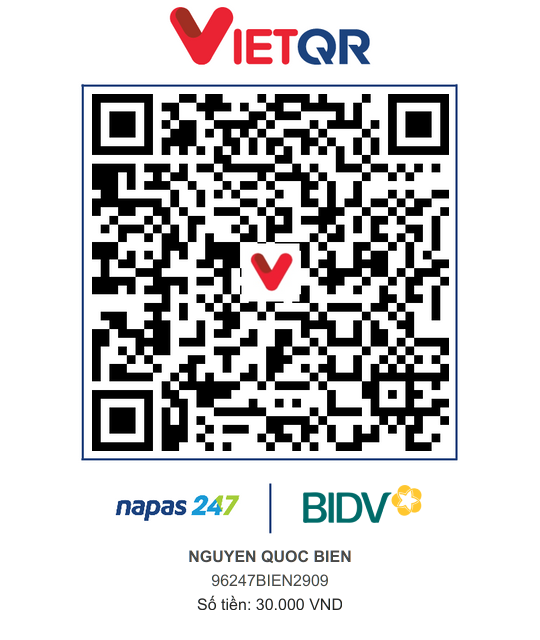 QR Thanh toán BIDV