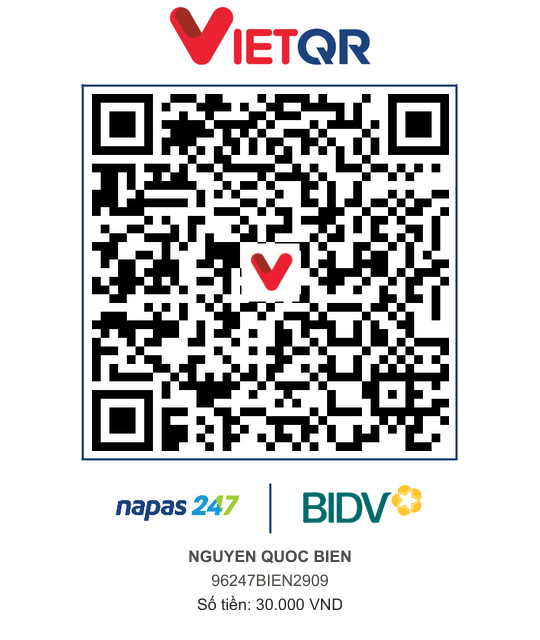 QR Thanh toán BIDV