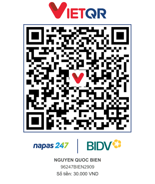 QR Thanh toán BIDV