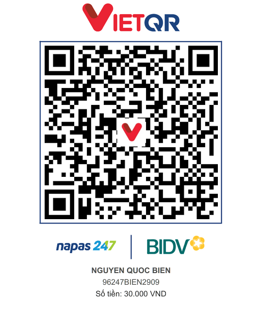 QR Thanh toán BIDV