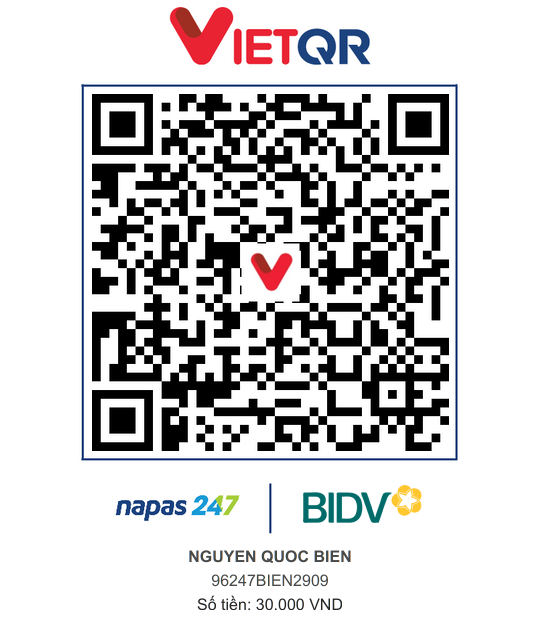 QR Thanh toán BIDV