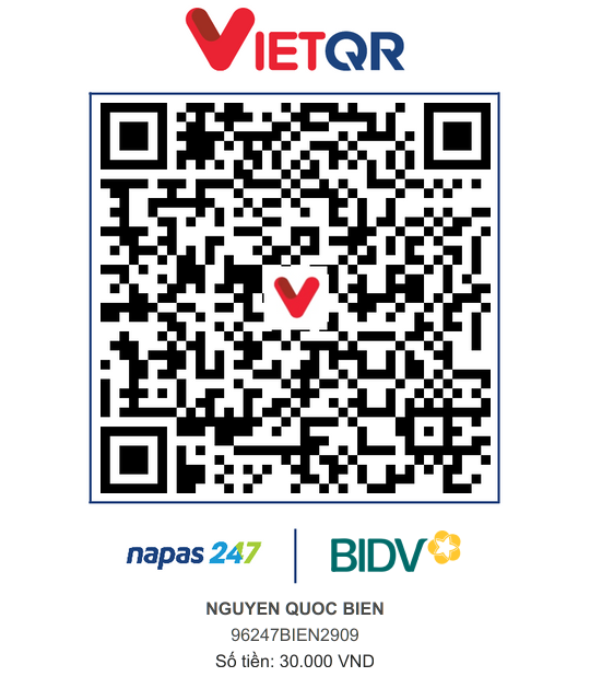 QR Thanh toán BIDV