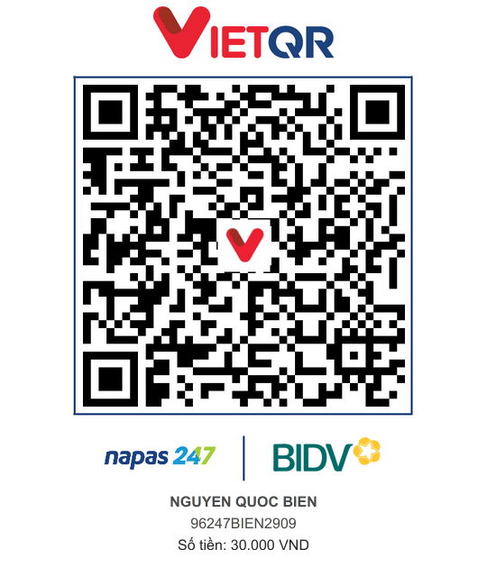 QR Thanh toán BIDV