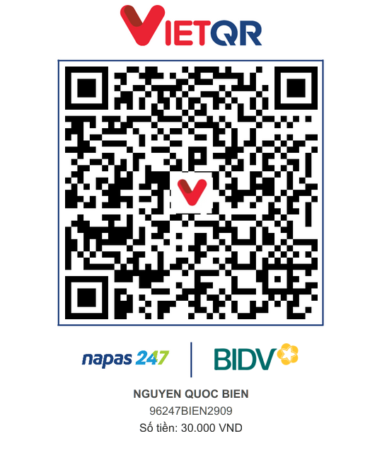 QR Thanh toán BIDV
