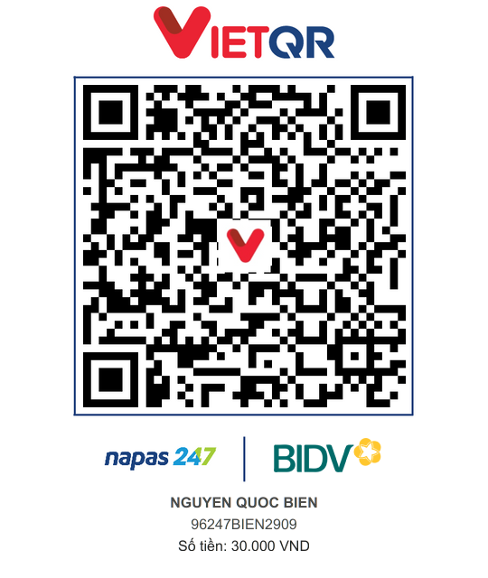 QR Thanh toán BIDV