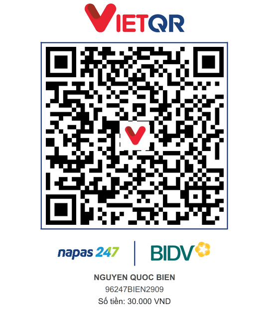 QR Thanh toán BIDV