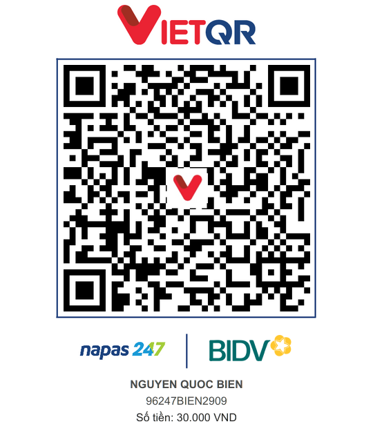 QR Thanh toán BIDV
