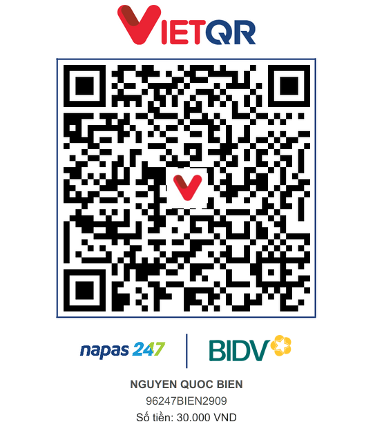 QR Thanh toán BIDV