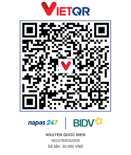 QR Thanh toán BIDV