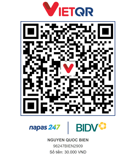 QR Thanh toán BIDV