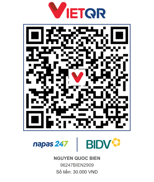 QR Thanh toán BIDV